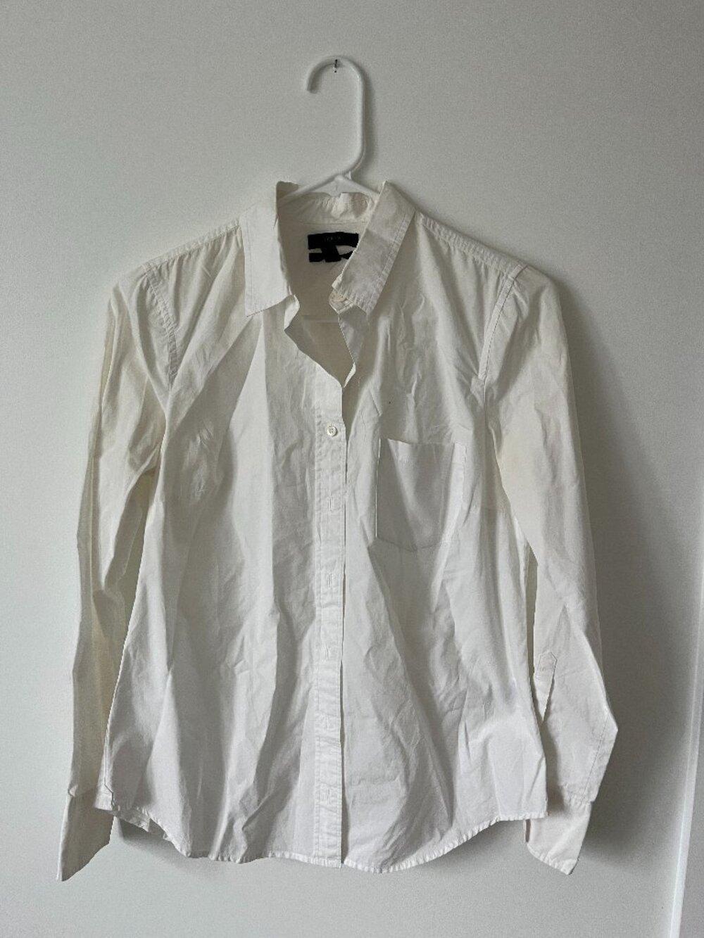 J. Crew White Button Down Long Sleeve Size 4